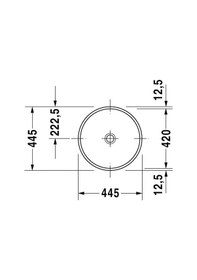 Resim Duravit Archıtec Lavabo 420 MM Cap 0319420000 
