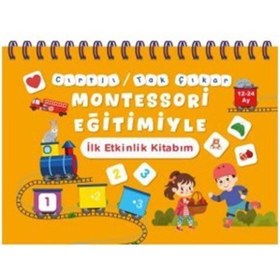 Resim Cırtlı / Tak Çıkar Montessori Eğitimiyle İlk Etkinlik Kitabım ... 