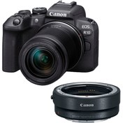 Resim Canon EOS R10 18-150mm Aynasız Fotoğraf Makinesi (EF to EOS R Ada | Canon Canon