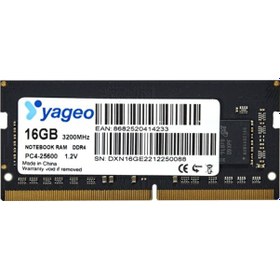 Resim Yageo 16 GB DDR4 3200 MHz Notebook Ram 