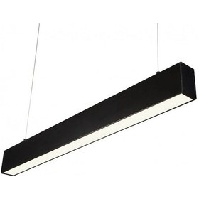Resim Mimarled Linear Asansörlü Led Sarkıt 120cm Siyah 40W Beyaz Işık 