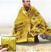 Resim Acil Durum Ilk Yardım Battaniyesi Deprem Yanık Termal Battaniye Nem Ve Soğuktan Koruma Su Geçirmez Renkli 