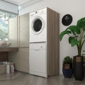 Resim Kenzlife çamaşır-bulaşık makinesi dolabı katinka crd 180*70*60 banyo çift katlı kapaksız arkalıksız 