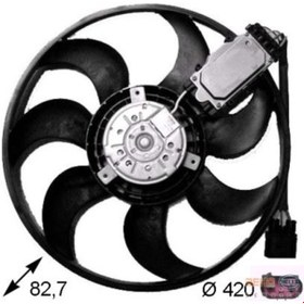 Resim KNECHT CFF261000S Fan Motoru 420Mm (Davlumbazsız) Q7 Touareg 3.0 TDI V6 3.2 TDI V6 3.6 Fsı V6 04- (Eno:8Ew351043231) 