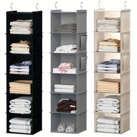 Resim 1 adet bambu çip saklama asma torbası iyi taşıma kapasitesine sahiptir ve yıkanabilir olup kolayca deforme olmaz. Ev kıyafetleri, ayakkabılar ve çeşitli eşyaları düzenlemek ve saklamak için bir asma torbadır. Büyük kapasiteli yan cep ev için iyi bir üründür 