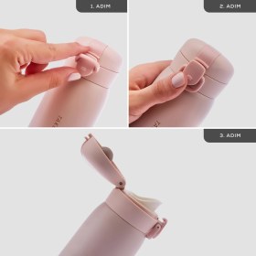 Resim Karaca Skyfall Çelik Sızdırmaz Termos 350 ml Pembe 