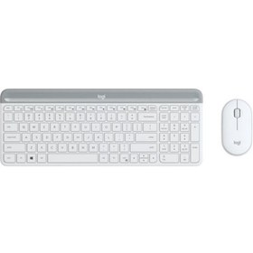 Resim Logıtech Mk470 Klavye+ Mouse Kablosuz Beyaz (920-009436) 