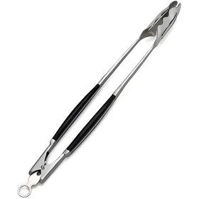 Resim Elite Dövme Çelik İthal Barbekü Maşası - Kilitli Model 46 Cm 