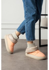 Resim Shoetek Seina Kadın Bot&bootie Bilek Trikolu Paraşüt Kumaş Soman Pembe 