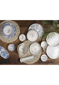 Resim Pierre Cardin Isla Blue Porselen 28 Parça Kahvaltı Takımı Çok Renkli 