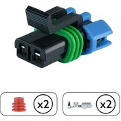 Resim Fiat Fan Motor Soketi 2 Pin Kablosuz 