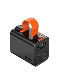 Resim Powerbank 30.000 Mah 2x Usb-c+2xusb-a+1xdc Çıkışlı 100w Apple Uyumlu MacBook Laptop Şarj Edilebilir Profesyonel Ş Siyah 