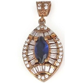 Resim 925 Ayar Gümüş ve Bronz Karışımı Mekik Kolye Ucu 