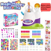 Resim Leo Magic Bobo Yem Oyun Seti, Kendin Yap Tasarımların – Leo Balon Makinesi + 320 Adet Yapışkan DIY Aksesuarı, Çocuklar için Eğitici El İşi Oyuncak, Ebeveyn-Çocuk Oyunları ve Aile & Arkadaş Buluşmaları İçin Mükemmel 