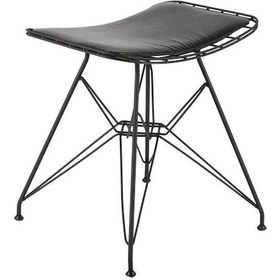 Resim Knsz kafes tel sandalyesi taburesi 1 li mutlu syhsyh ofis cafe bahçe mutfak 