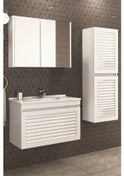 Resim Blenda 75 Cm Banyo Dolabı (Boy Dolap Dahil ) 