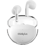 Resim Skycity Lenovo Lp80 Pro Bluetooth 5.3 Kulaklıkları - Yarı Girişli Spor Kulaklık, 180mah Şarj Kutusu, Hd Stereo Ses, Dokunmatik Kontrol, Beyaz 