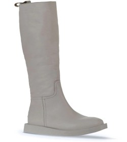 Resim Bueno Shoes Bej Deri Kadın Düz Çizme 01wv9705 