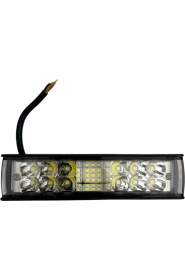 Resim Otokap Universal Off Road Projektör 10-30V 15W Çakar Beyaz Sarı 15X3,5 cm Tır Kamyon Iş Makinesi Uyarı Aydınlatma 