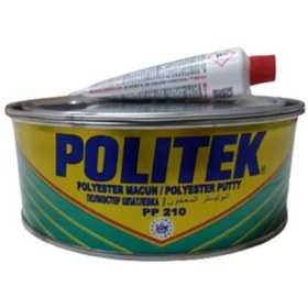 Resim Politek Polyester Çelik Macun 1kg Sarı 