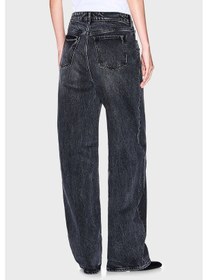 Resim Armani Exchange Bayan Kot Pantolon Xw000100 Af16084 Mc002 Siyah Siyah 