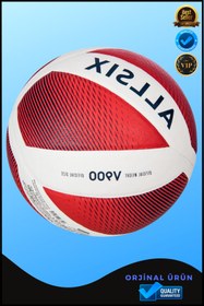 Resim Overpet Profesyonel Voleybol Topu Beyaz Kırmızı 