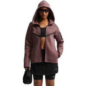 Resim Nike Sportswear Tech Fleece Windrunner Kadın Ceket Mor 