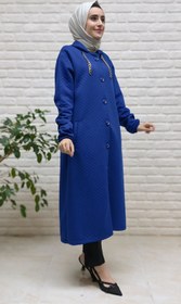 Resim Beranisa Kapişonlu Kap 3964 - Mavi / XL 
