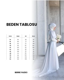 Resim By Atelier Pudra Hazel Balon Kol Tesettür Abiye 