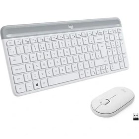 Resim logitech MK470 Kablosuz İnce Türkçe Klavye Mouse Set 