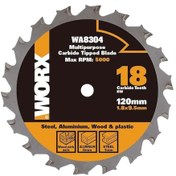 Resim Worx Wa8304 120X9,5Mm Metal, Ahşap, Pvc, Alüminyum Kesme, Elmas D 