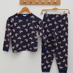 Resim Katia & Bony Çocuk Pijama Takımı Unicorn Desen - 8-9 Yaş 