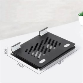 Resim MCM Group Ayarlanabilir Metal Dizüstü Destek Tabanı Katlanabilir Taşınabilir Laptop Sehpası Standı 