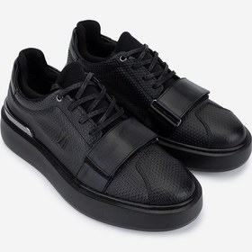 Resim Valmenti Erkek Hakiki Deri Siyah Sneakers & Spor Ayakkabı 352 23106 Erk Ayk Sk25-26 Siyah Bnckl Siyah 