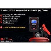 Resim Yokohama 6 Volt 12 Amper Akü Ve Ucomen 6/12 Volt 2 Amper Şarj Aleti 
