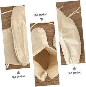 Resim 26cm Yağmur Botu Kılıfı Tekrar Kullanılabilir Saf Pamuklu Çift Katmanlı Nefes Alabilen Rahat Kılıfı Erkekler Kadınlar İçin 