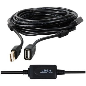 Resim Powermaster Pm-11955 Usb 2.0 Siyah Chipset 10 Metre Usb Uzatma Kablosu-184127 
