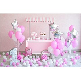 Resim Singree Andoer Özel Baskılı 1.5x2.1m Fotoğraf Çekim Perdesi - Polyester Kumaş Çok Renkli 