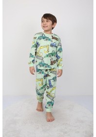 Resim Zuzunga 2'li Paw Petrol Ve Ekskavatör Desenli Erkek Çocuk Pijama Takımı Renklı 