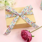 Resim Şık Çiçek Desenli Kurdele Kurdele - Pastel Çiçek Tasarımı Pembe, Mavi, Yeşil ve Beyaz Çiçeklerle, DIY El Sanatları, Saç Aksesuarları ve Hediye Paketleme için Mükemmel, Hediye Kurdelesi | Çiçek Desenli Kurdele | Dekoratif Kurdele, Saç için Kurdele 