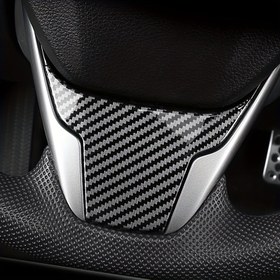Resim 2016-2021 HONDA Civic Sedan & Hatchback Type-R Direksiyon Kılıfı - Karbon Fiber Desen, Tutku Kırmızısı/Piyano Siyahı, İç Mekan Yükseltme, 1 adet, Type R Geliştirme | Sportif Direksiyon Kılıfı | Dokulu Tutuş Kılıfı 