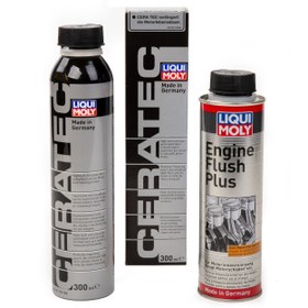 Resim LIQUI MOLY Ceratec Seramik Bazlı Motor Koruma Ve Engine Flush Plus Motor İçi Temizleyici 300 ml (2657+7181) 