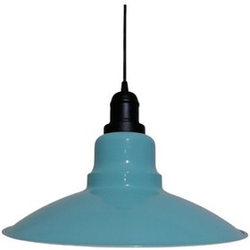 Resim Riolight Retro Turkuaz Içi Beyaz Tekli Metal Sarkıt Çap: 37Cm (538288927) 