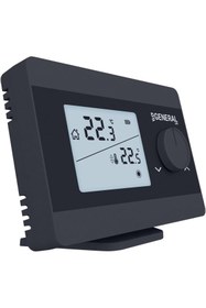 Resim AyrStore ILLONA HT250S RF Kablosuz Oda Termostatı (Siyah) 