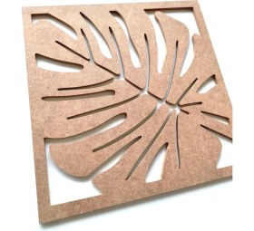 Resim Boyanabilir 6mm Ham Mdf Deve Tabanı Yaprak, Dekoratif ve Kullanışlı Tasarım 