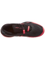 Resim Asics Gel Resolution X Kadın Siyah Kırmızı Tenis Ayakkabısı 