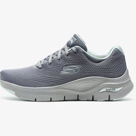 Resim Skechers 149057TK GYMN Skechers Arch Fıt - Bıg Appeal Kadın Spor Ayakkabı Gri/Açık Yeşil 
