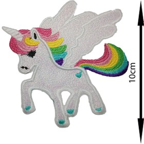 Resim REMSATİC Ütü Ile Yapışan Arma - Patch - Yama Unicorn Modeli 