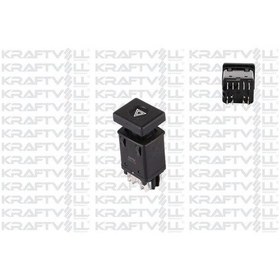 Resim Kraftvoll 04050011 Dörtlü Flaşör Anahtarı Renault 9 Renault 10 7700765726 
