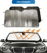 Resim Genel Markalar Katlanabilir Ön Cam Güneşlik Isı Önleyici Araç Perdesi Volkswagen Passat Peugeot 3008 Skoda Su 